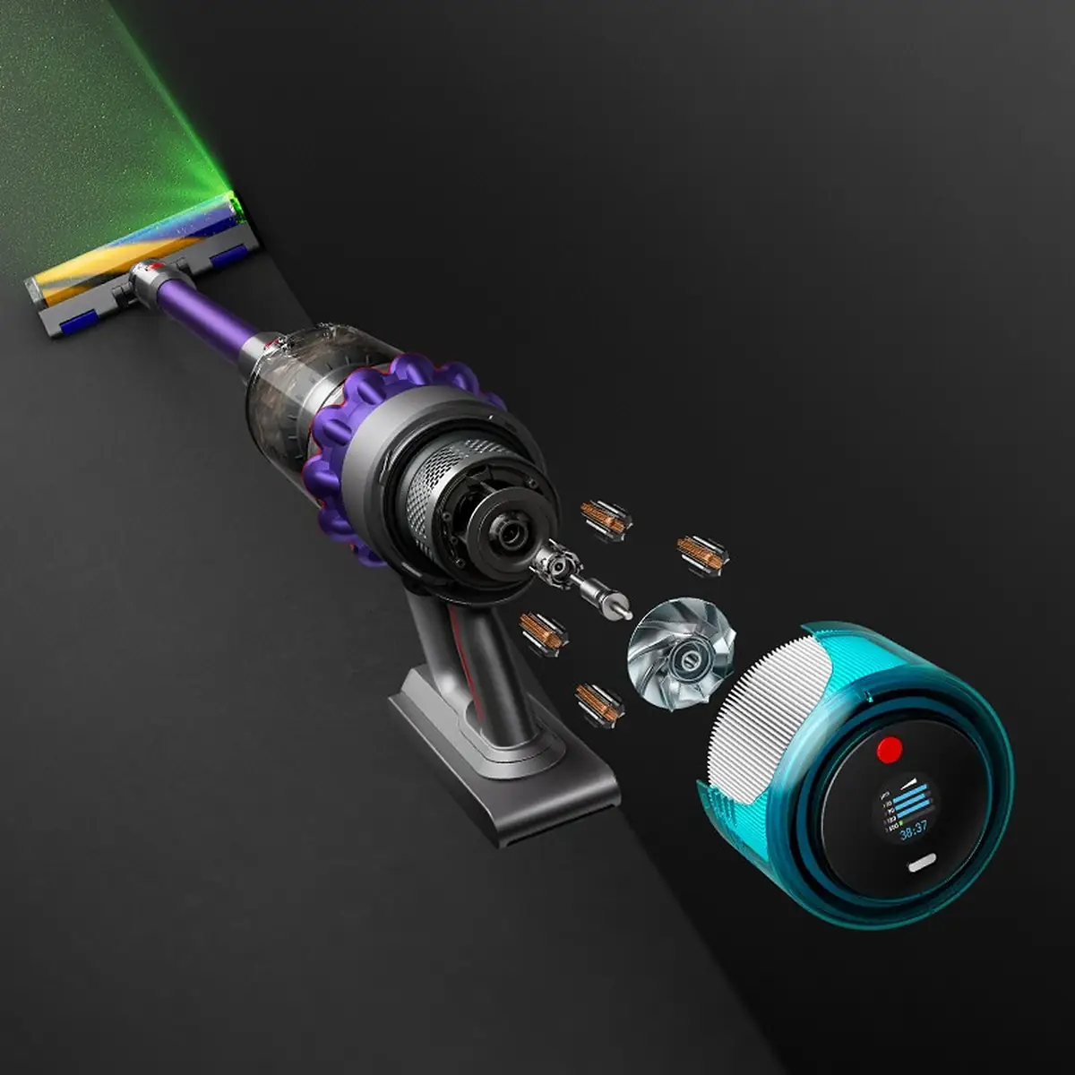 Dyson Gen5detect Absolute aspirapolvere senza filo Viola/Nichel — foto 7
