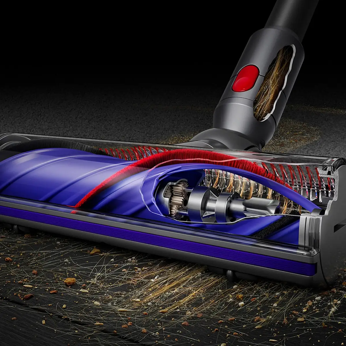 Dyson V12 Detect Slim aspirapolvere senza filo Giallo/Nichel — foto 3