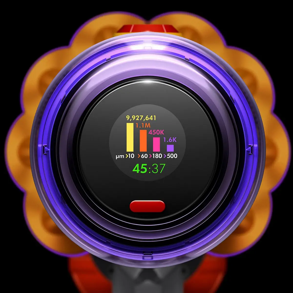 Dyson V12 Detect Slim aspirapolvere senza filo Giallo/Nichel — foto 4