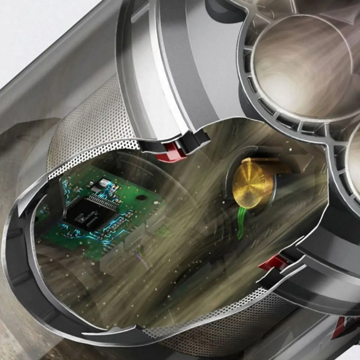 Dyson V12 Detect Slim aspirapolvere senza filo Giallo/Nichel — foto 8
