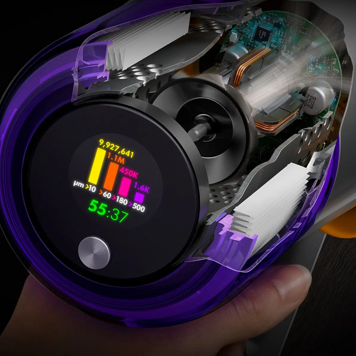 Dyson V15 Detect Absolute aspirapolvere senza filo Giallo/Nichel — foto 7