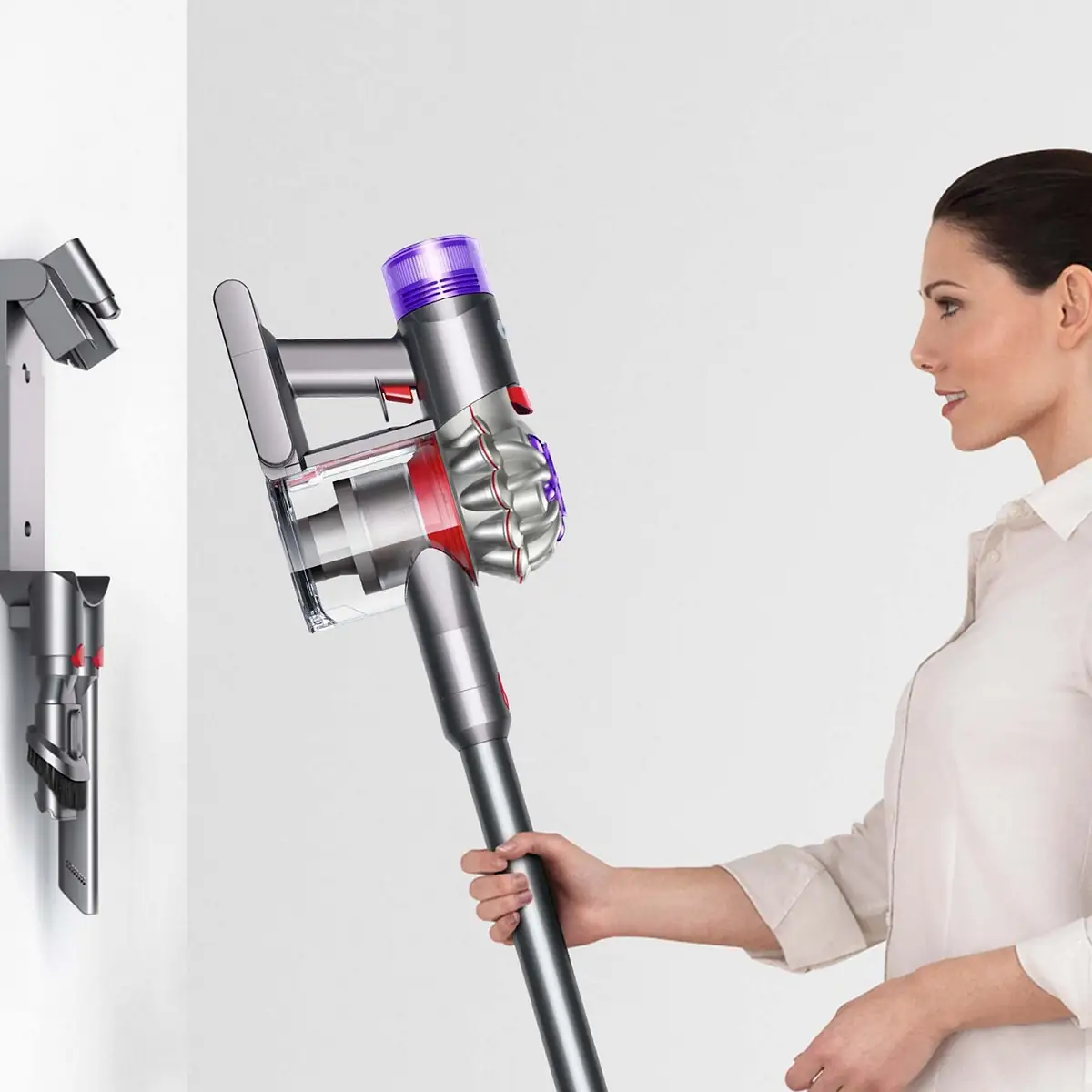 Dyson V8 Absolute aspirapolvere senza filo Argento/Nichel — foto 4