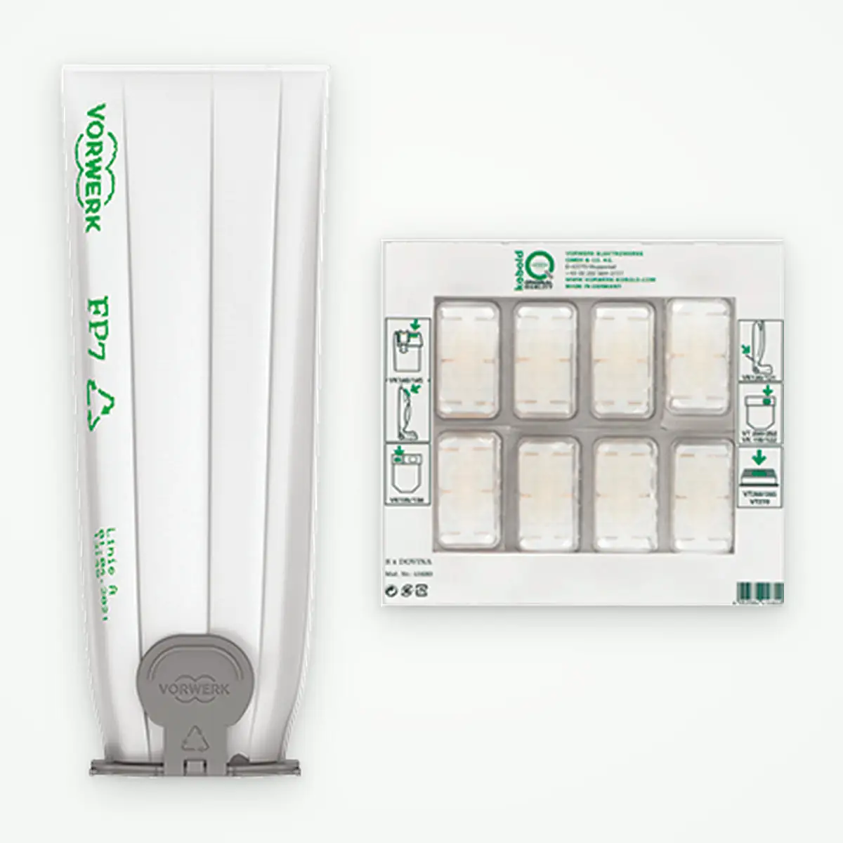 Folletto Sacchetti Filtrello Premium FP7 con Dovina (12 pz)