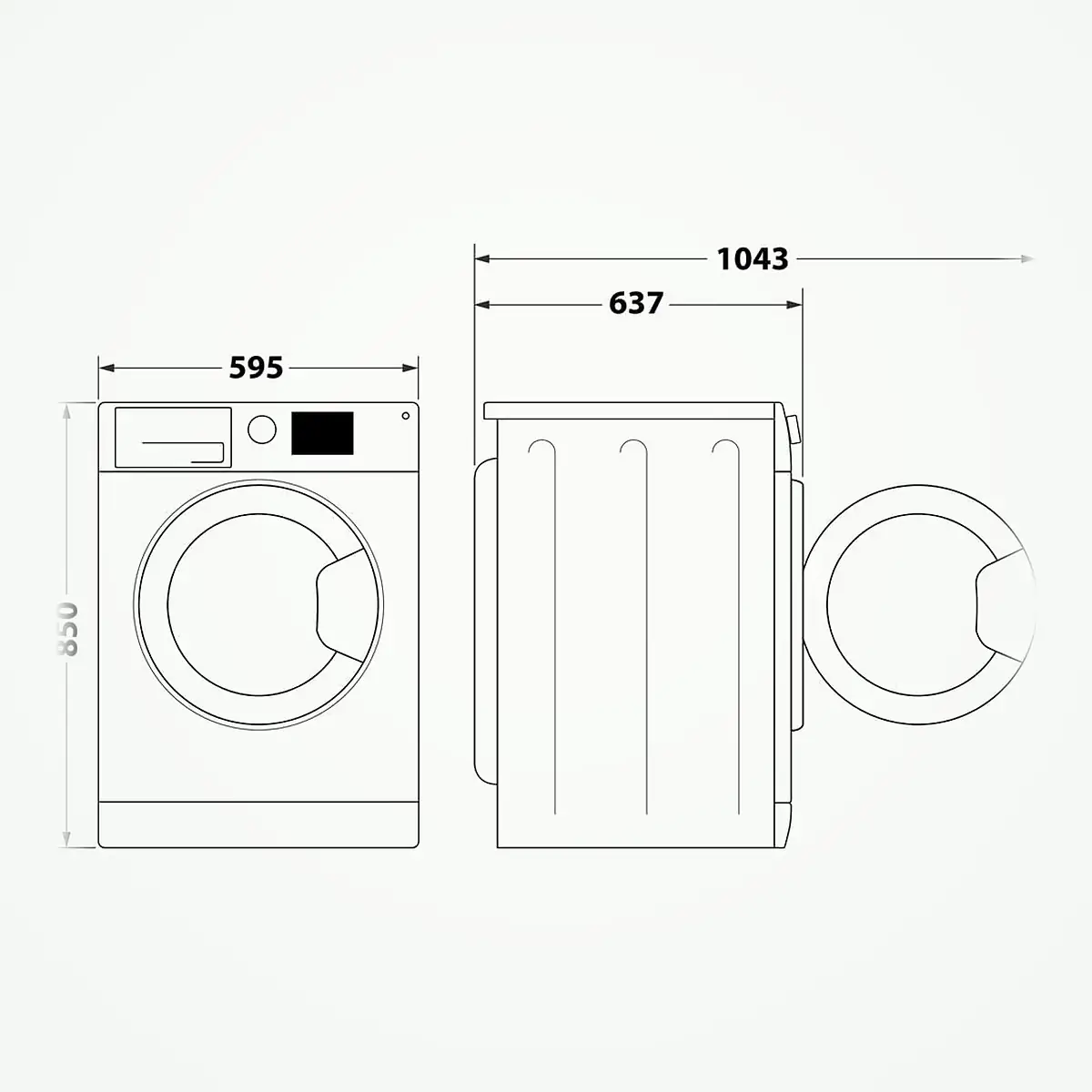 Lavatrice Hotpoint Ariston NFR69W IT 9 kg — foto 4