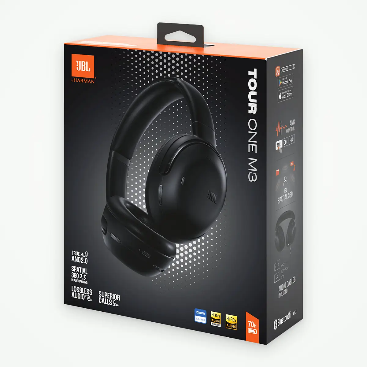 JBL Tour One M3 cuffie wireless con noise cancelling Nero — foto 7