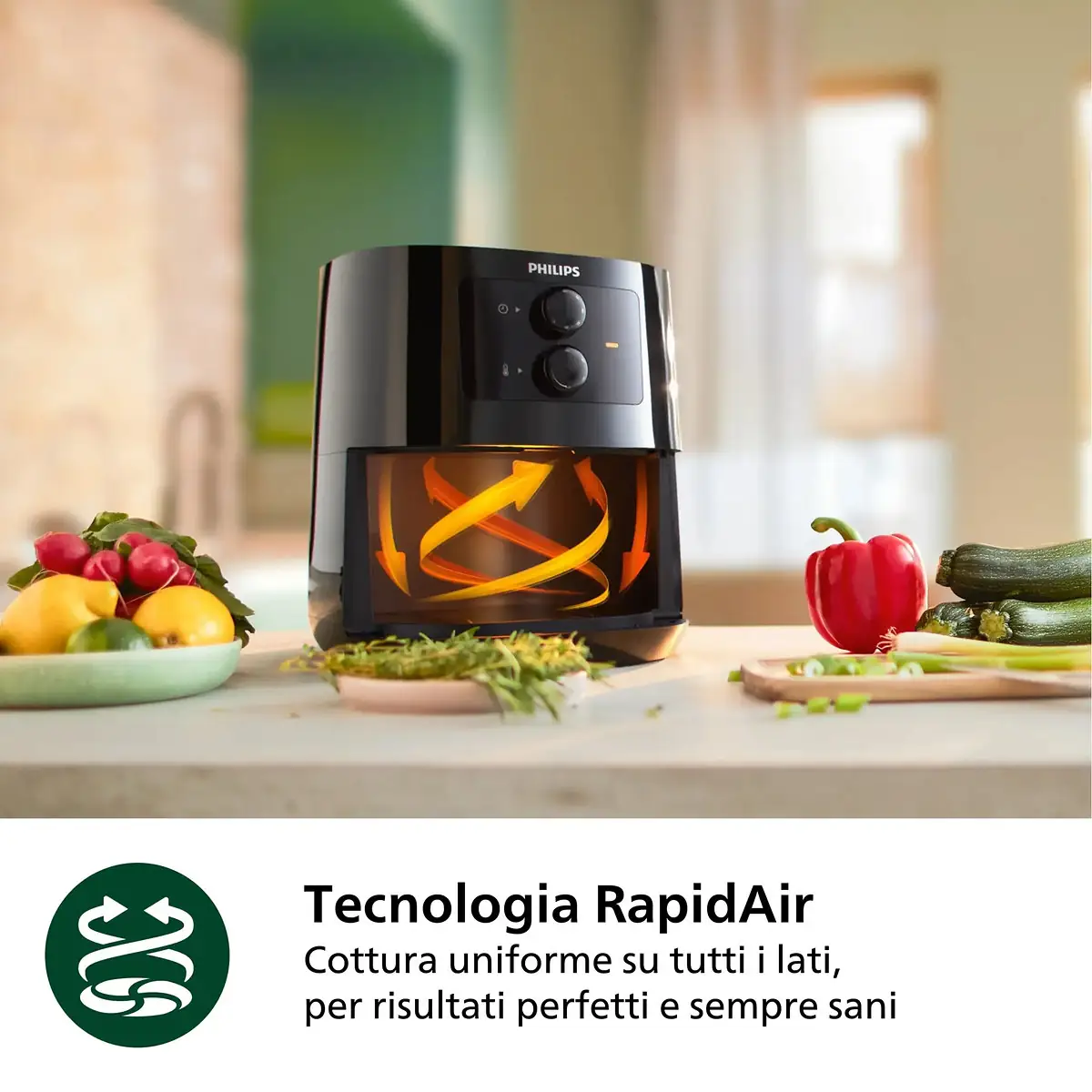 Philips Airfryer Serie 3000 HD9200/90 friggitrice ad aria 4,1 L — foto 4