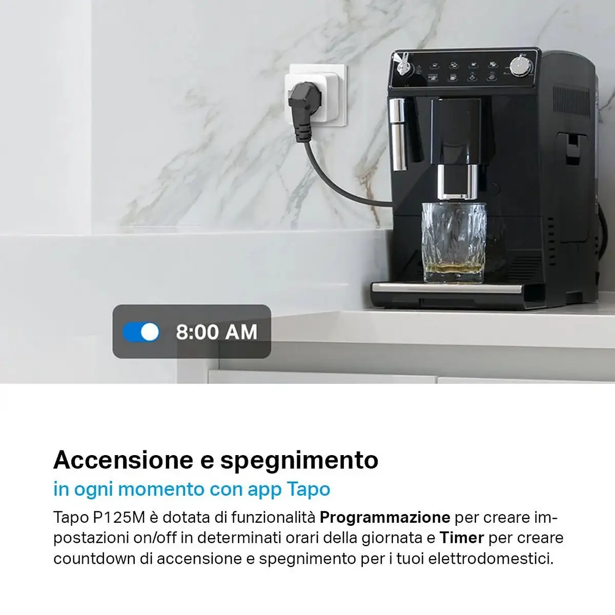 TP-Link Tapo P125M presa smart Wi-Fi italiana con misura consumi — foto 4