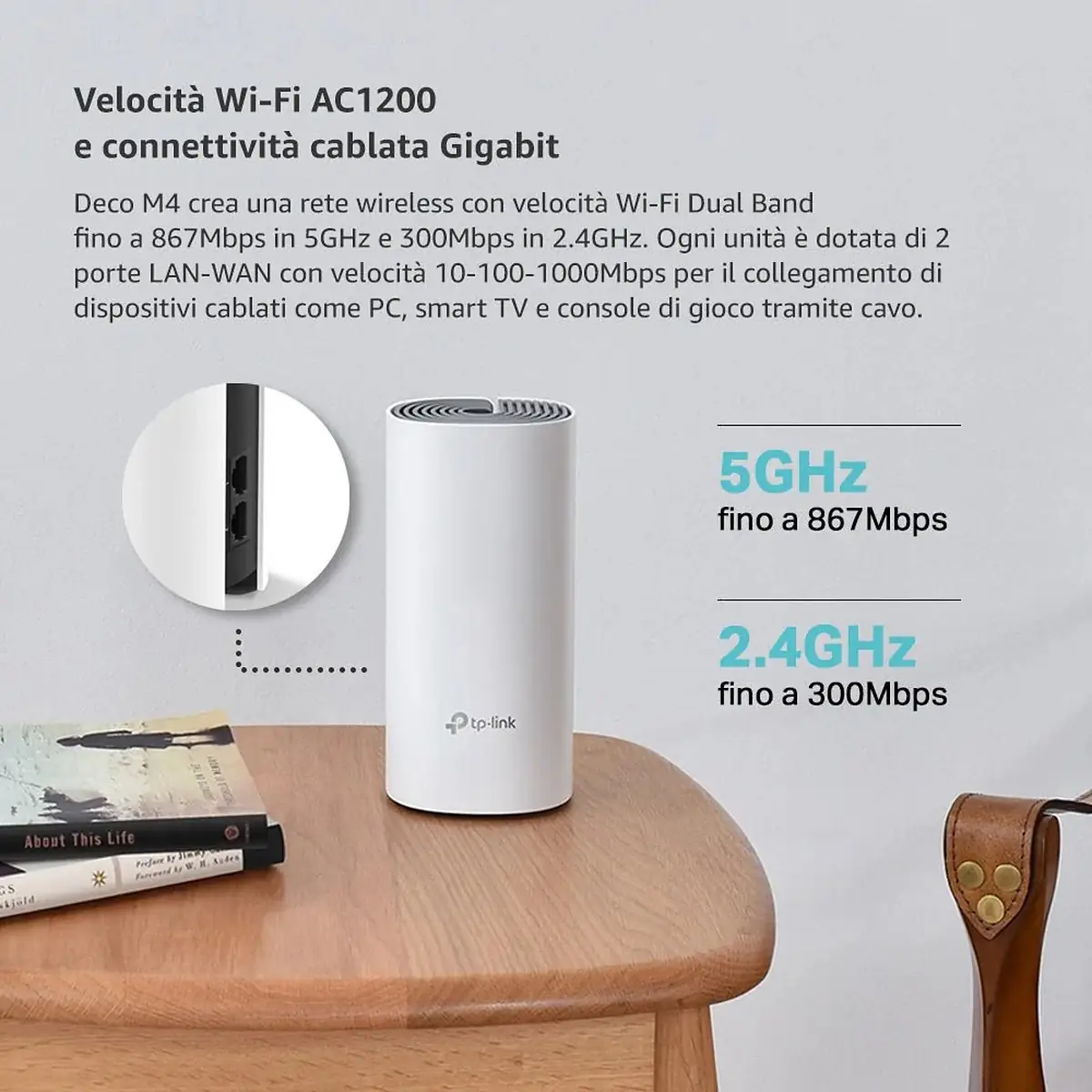 TP-Link Deco M4 sistema Wi-Fi mesh AC1200 (3 unità) — foto 4